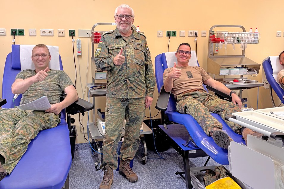 UKM Blutspende | Bundeswehrsoldaten